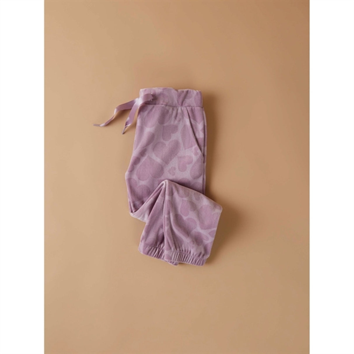 Name it Lavender Mist Sofie Velour Bukser 3