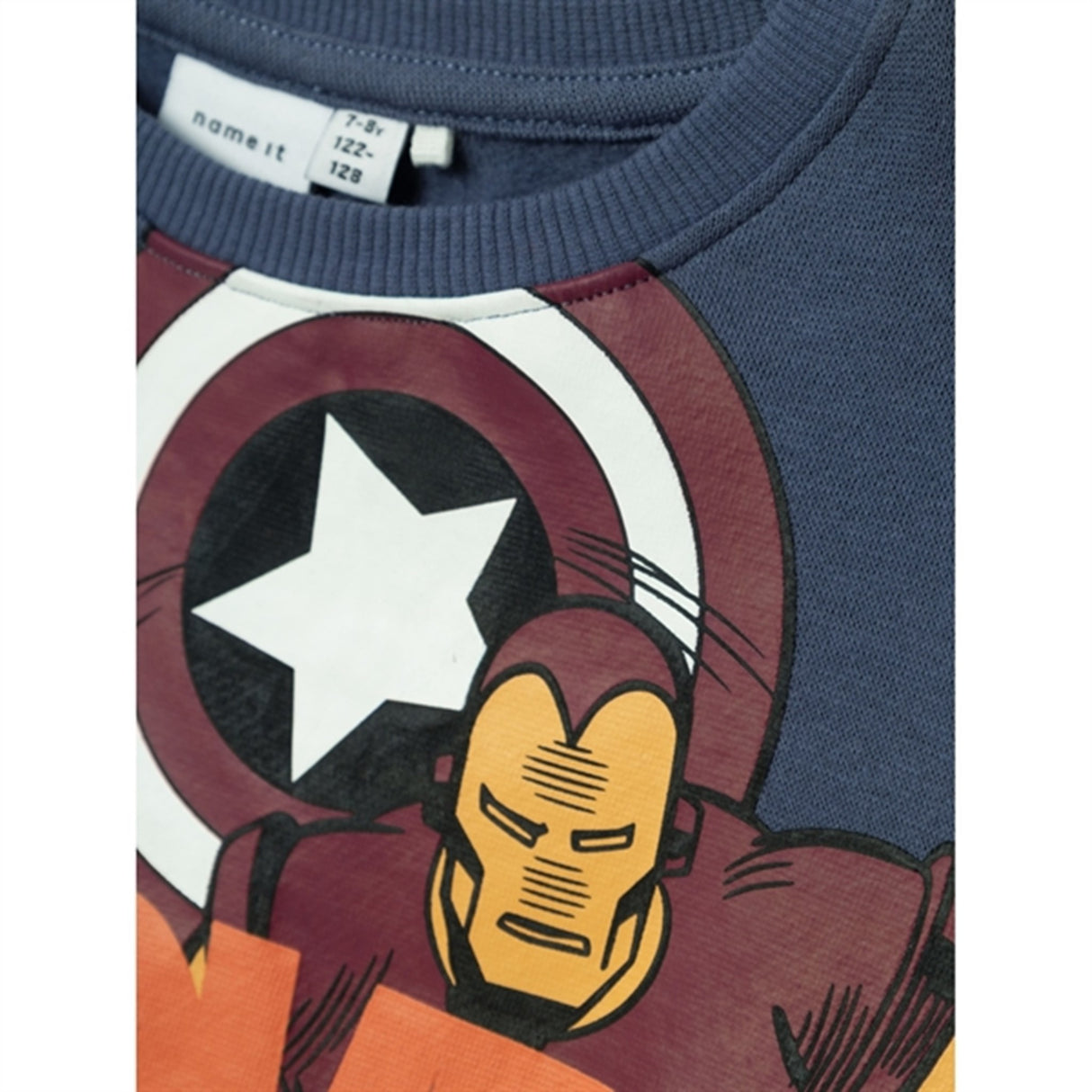 Name it Bijou Blue Norman Marvel Sweatshirt 3