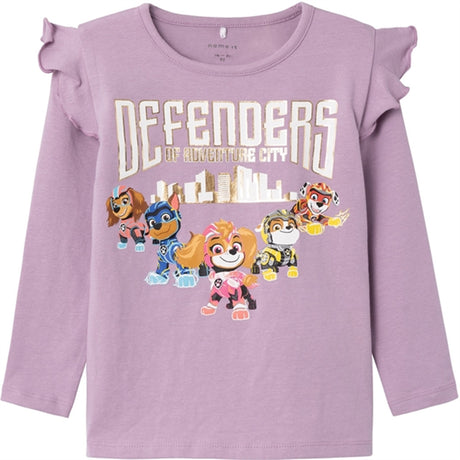 Name it Lavender Mist Odenina Paw Patrol Bluse