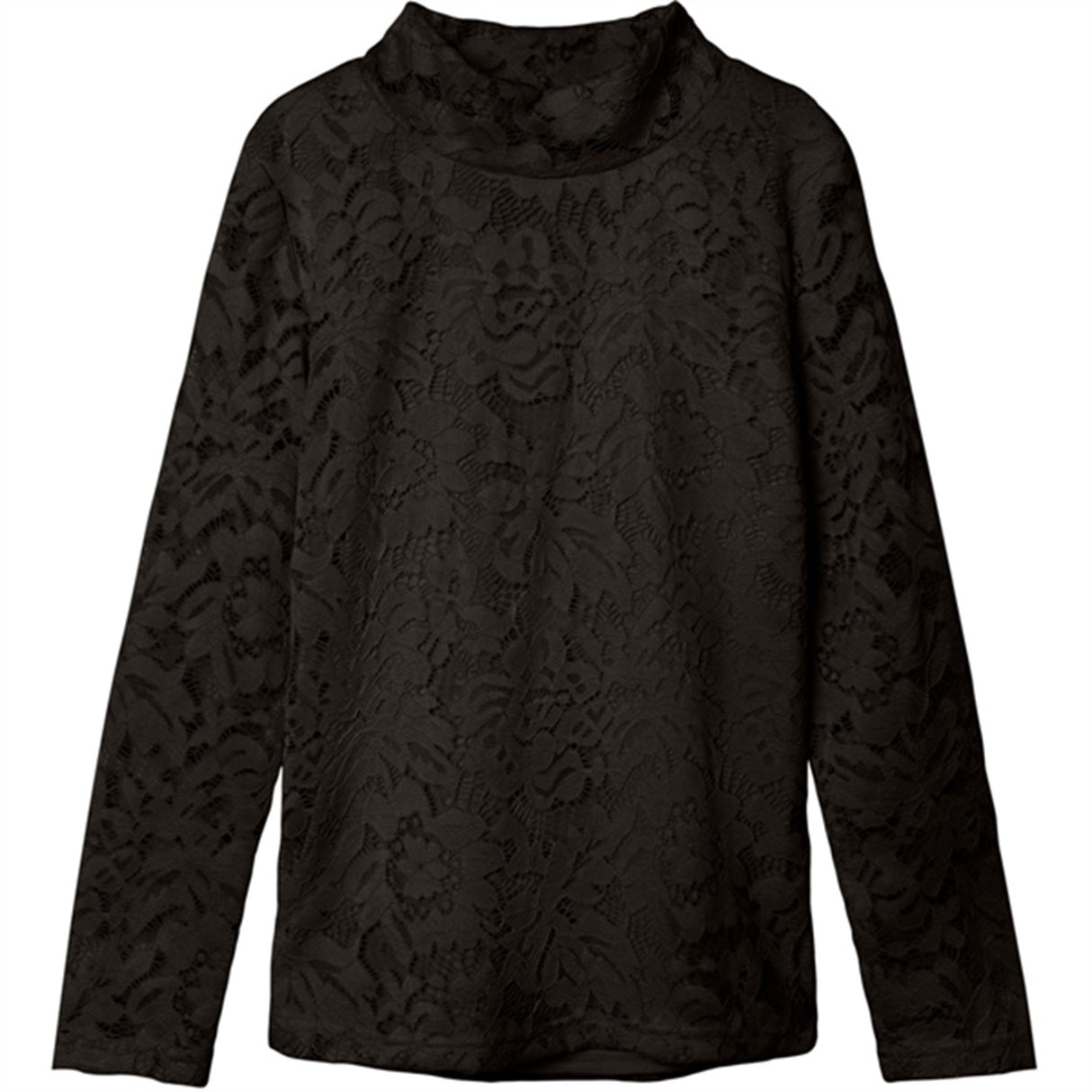 Name it Black Rydia Mock Neck Bluse