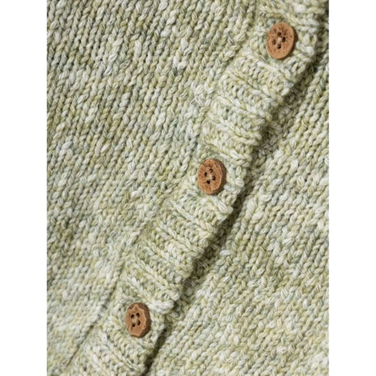 Lil'Atelier Loden Green / Melange Solvej Strik Cardigan 4