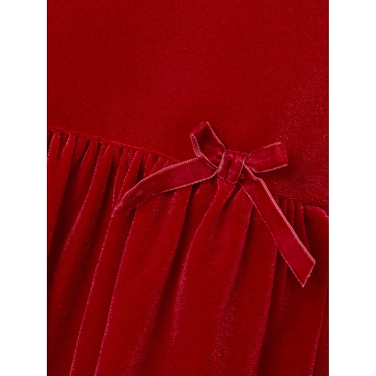 Name it Jester Red Revel Velour Kjole 2