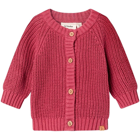 Lil'Atelier Dry Rose Emlen Strik Cardigan