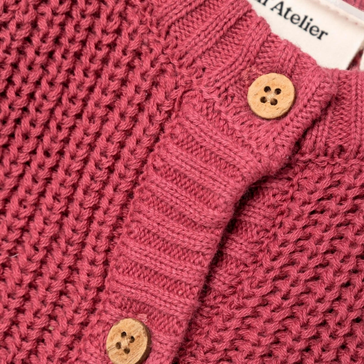 Lil'Atelier Dry Rose Emlen Strik Cardigan 3