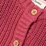 Lil'Atelier Dry Rose Emlen Strik Cardigan 3