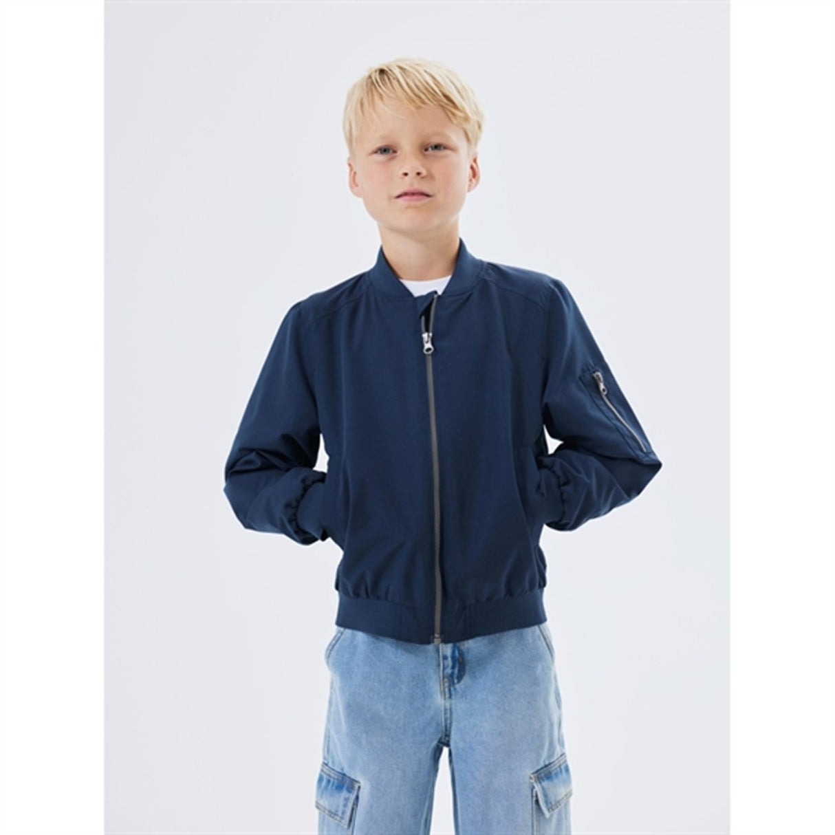 Name it Navy Blazer Monster Bomber Jakke Noos 2