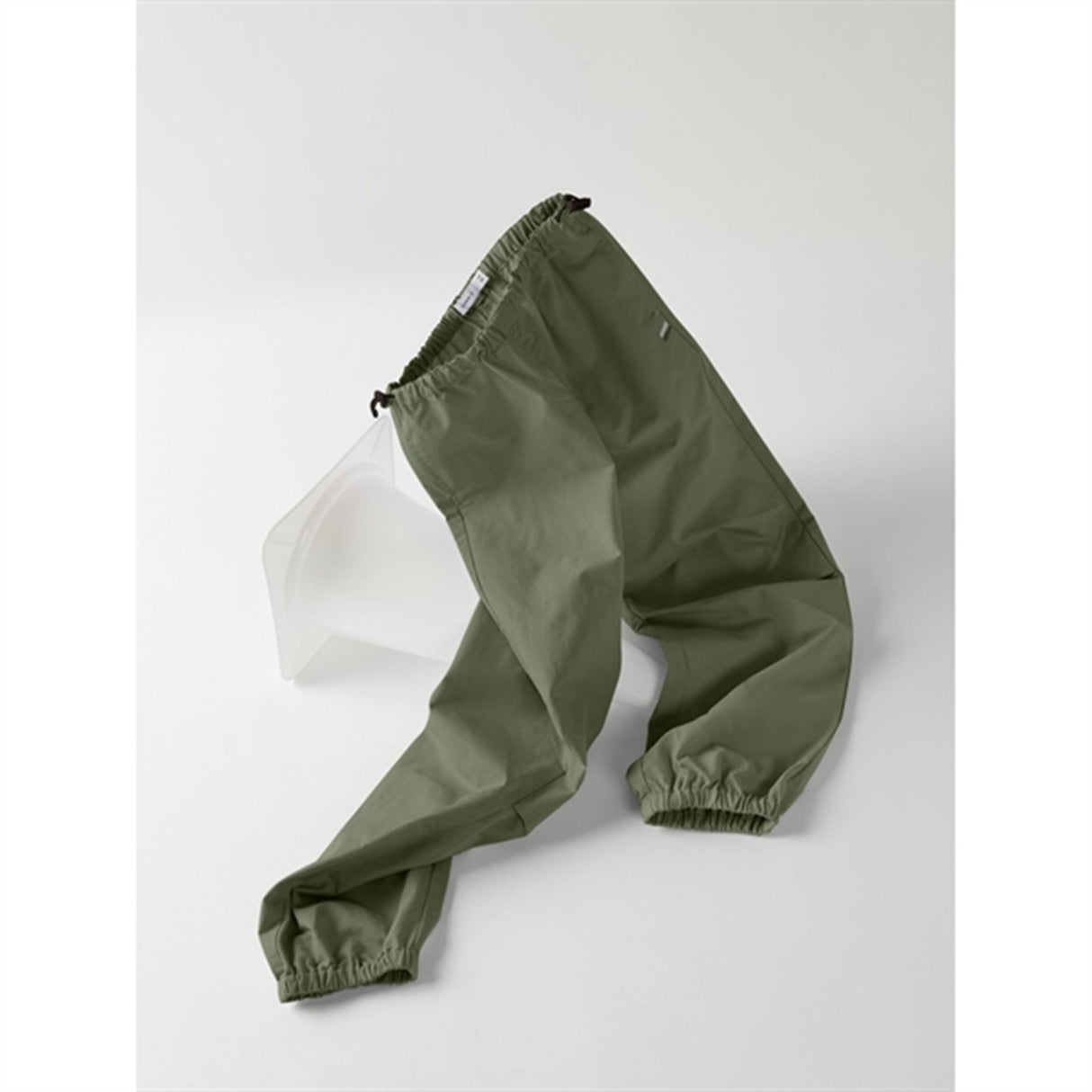 Name it Deep Lichen Green Bella Parachute Twill Bukser