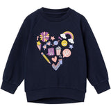 Name it Dark Sapphire Heart Venus Sweatshirt