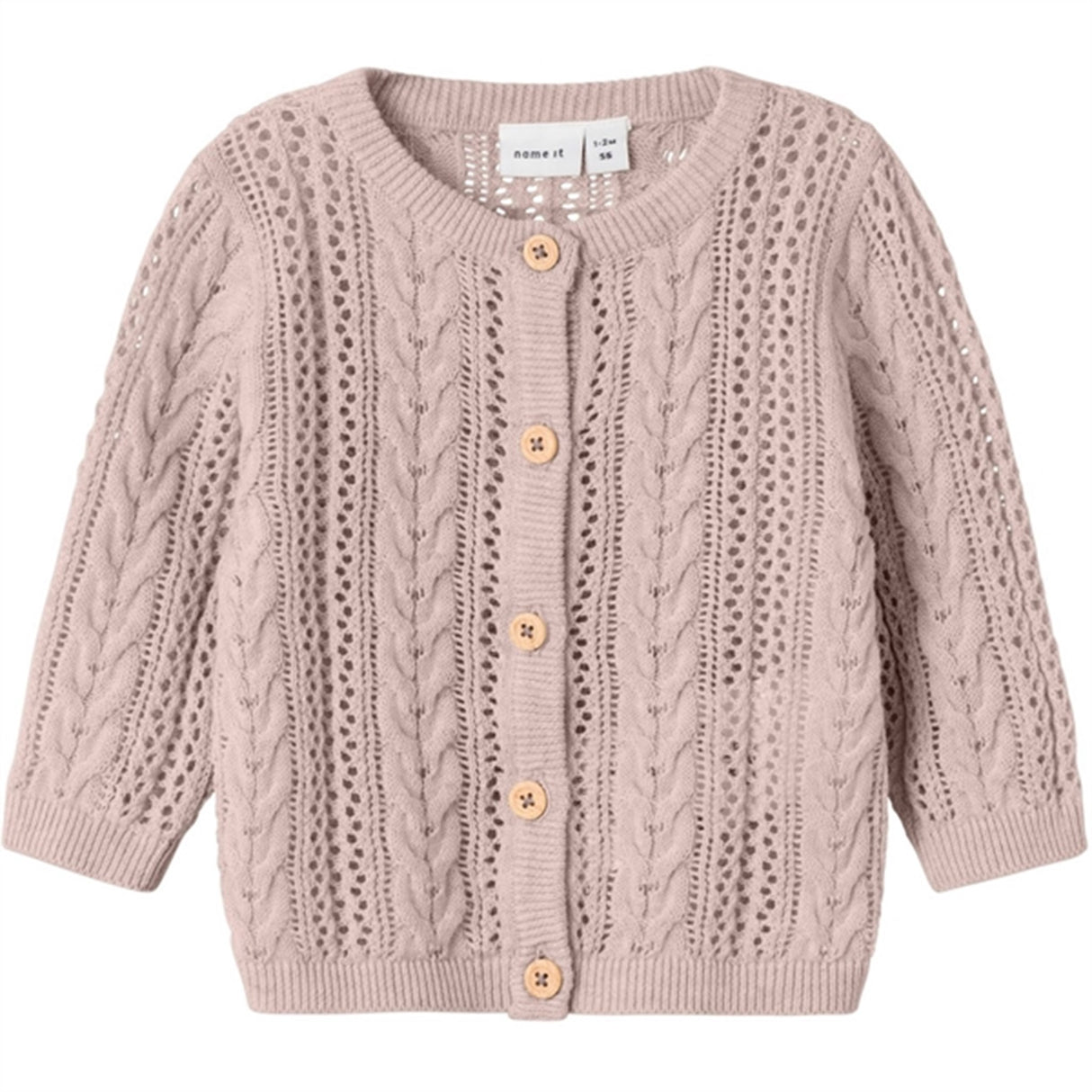 Name it Sepia Rose Bepil Strik Cardigan