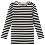 Name it Black Suraja Slim Bluse Stripe Noos