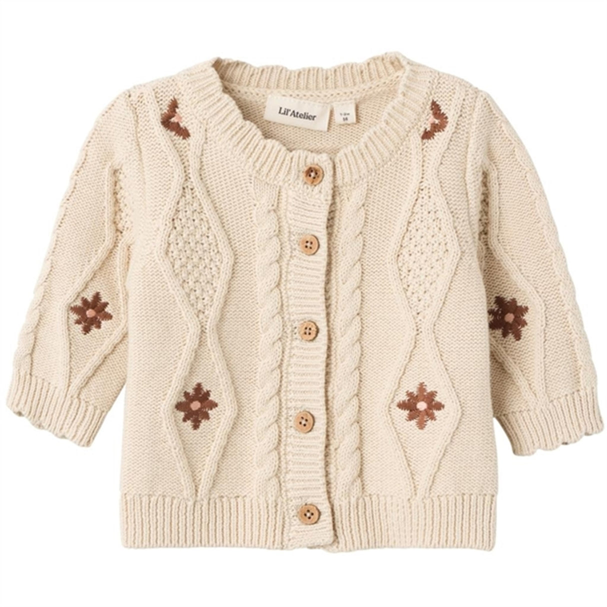 Lil'Atelier Fog Tila Strik Cardigan