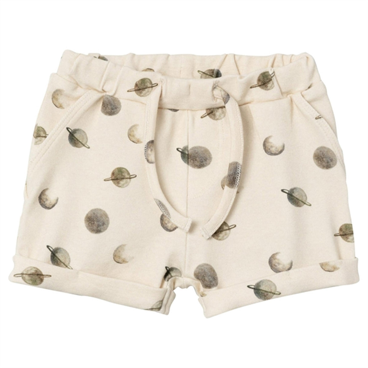 Lil'Atelier Turtledove Geo Loose Shorts