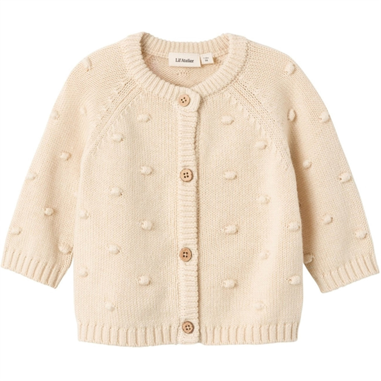 Lil'Atelier Fog Gable Strik Cardigan