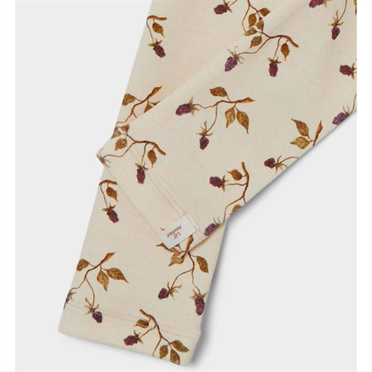 Lil'Atelier Turtledove/Berry Gaya Slim Leggings 3