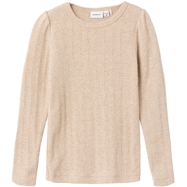 Name it Oxford Tan Ohusa Bluse