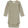 Lil'Atelier Fog Agave Green Stripes Gago Slim Body Noos