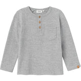 Lil'Atelier Grey Melange Thor Bluse