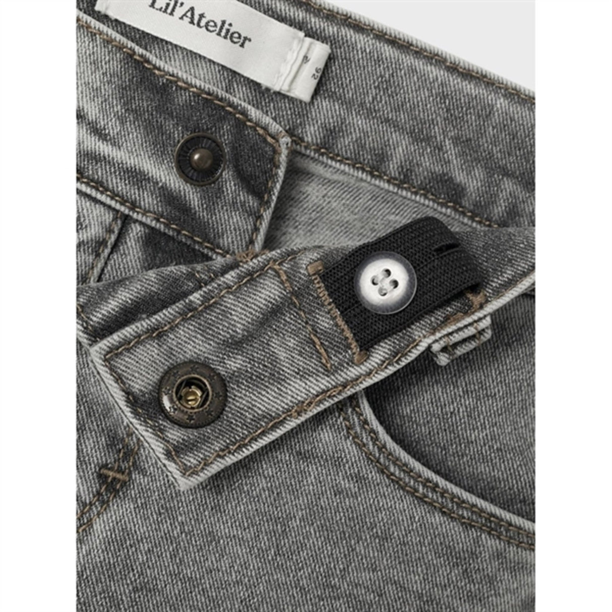 Lil'Atelier Light Grey Denim Ben Jeans