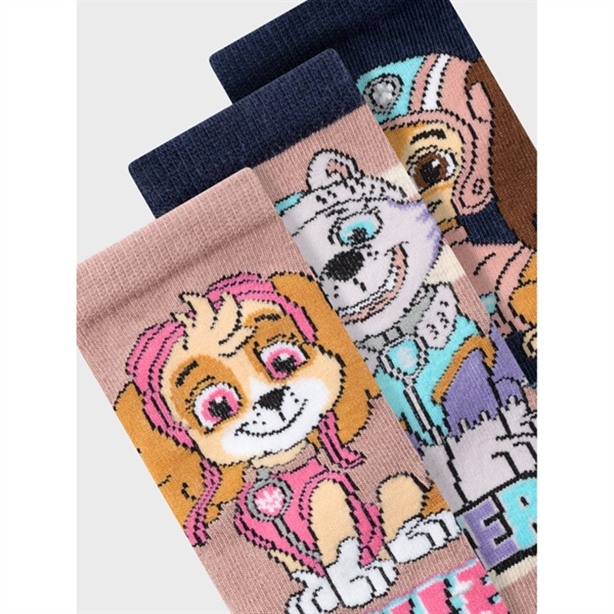 Name it Deauville Mauve Stripe Jusa Paw Patrol Strømper 3-pak 2