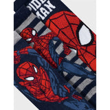 Name it Dark Sapphire Netin Spiderman Strømper 3-pak