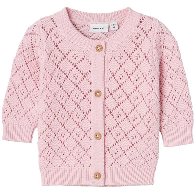 Name it Parfait Pink Desina Strik Cardigan