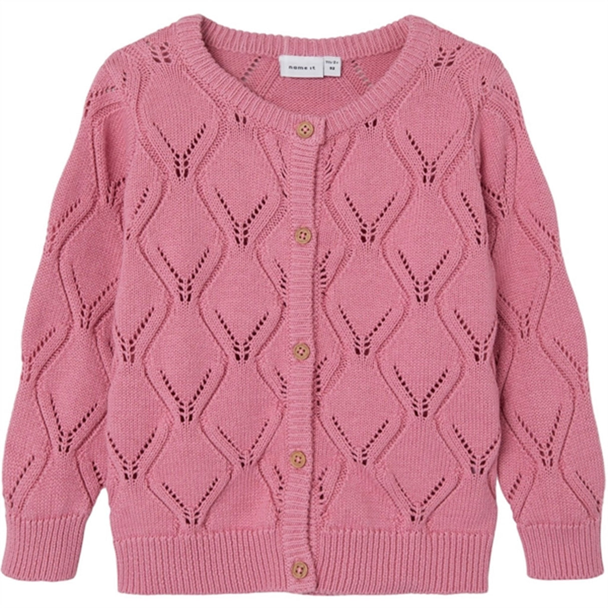 Name it Cashmere Rose Fopolly Strik Cardigan