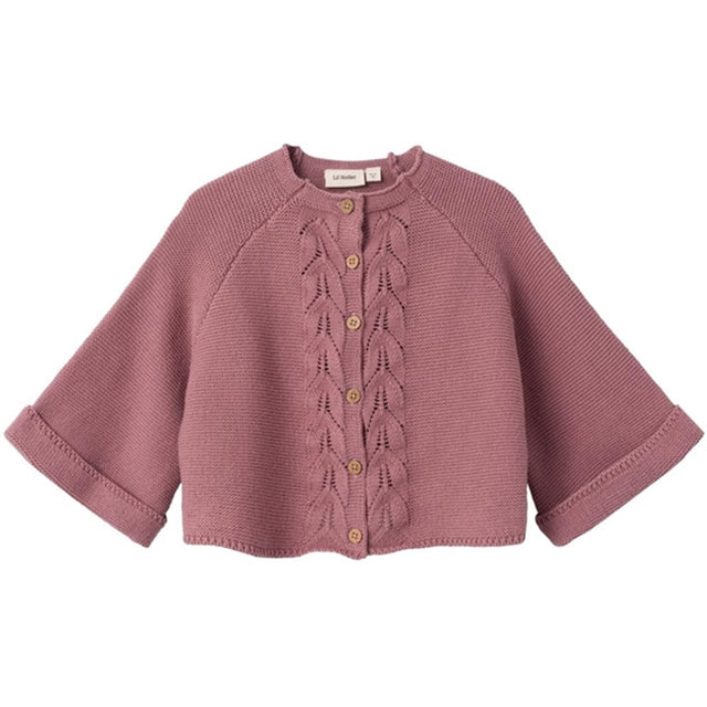 Lil'Atelier Nostalgia Rose Dora 3/4-ærmet Strik Cardigan