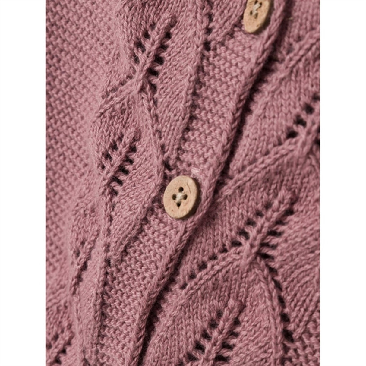 Lil'Atelier Nostalgia Rose Dora 3/4-ærmet Strik Cardigan 3