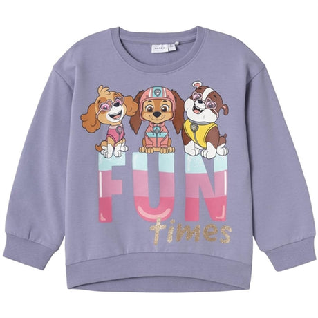 Name it Heirloom Lilac Fula Paw Patrol Sweatshirt