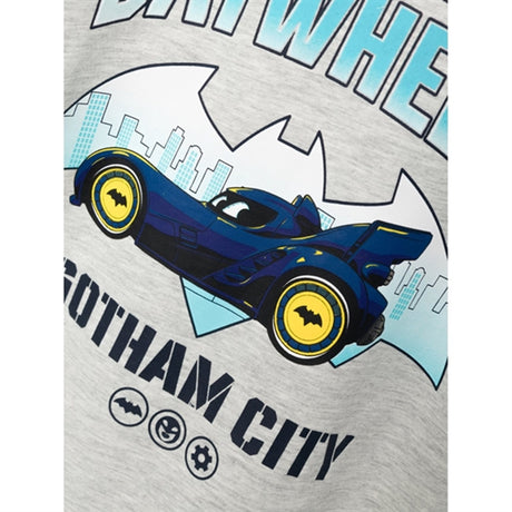 Name it Light Grey Melange Felian Batwheels Bluse 2