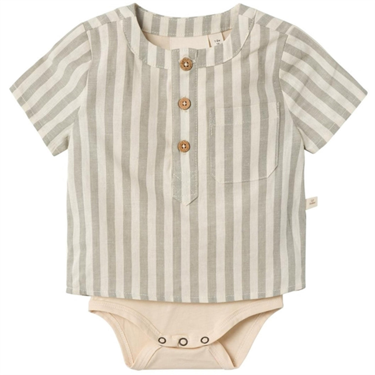 Lil'Atelier Turtledove Dino Body Skjorte