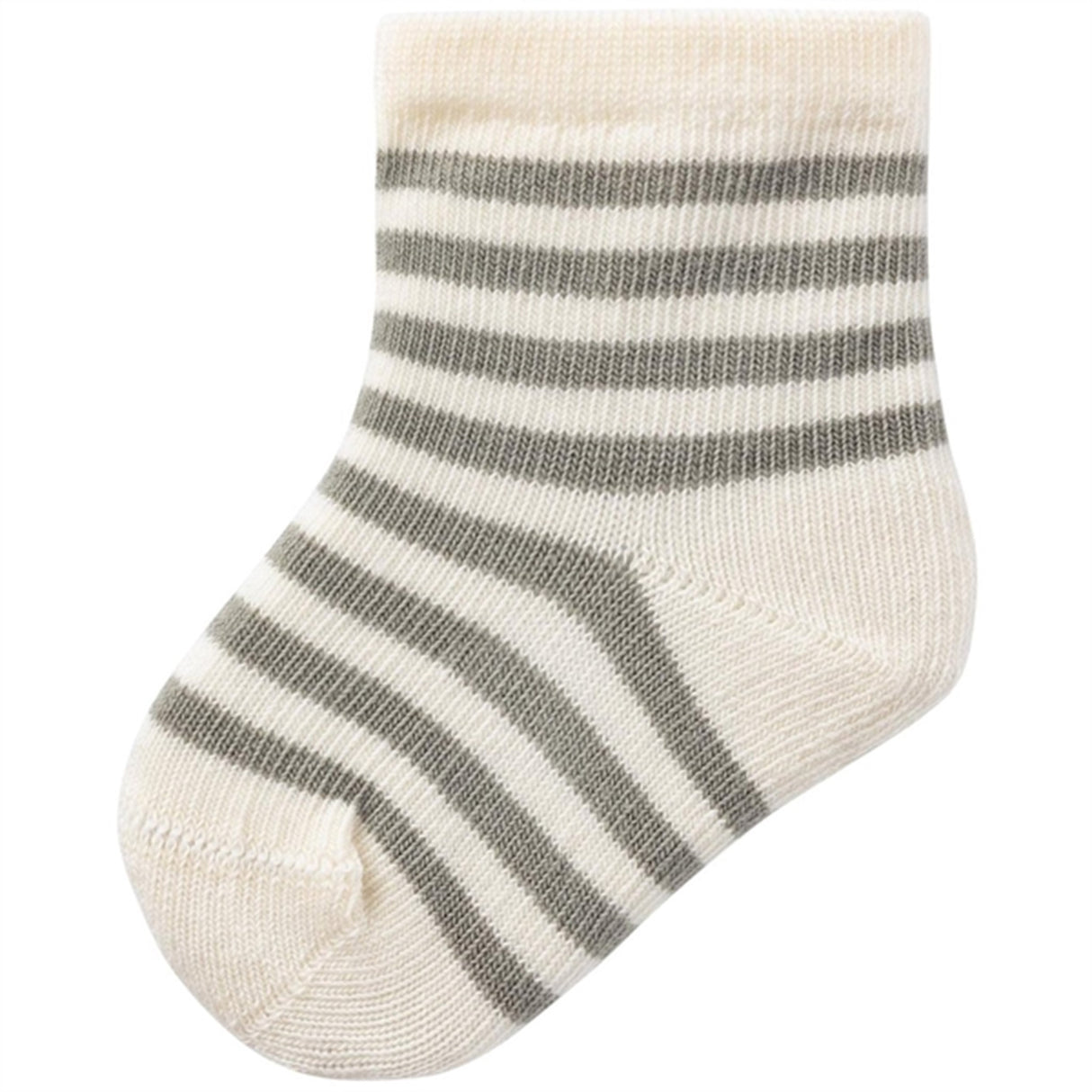 Lil'Atelier Dried Sage Elove Stripe Strømper