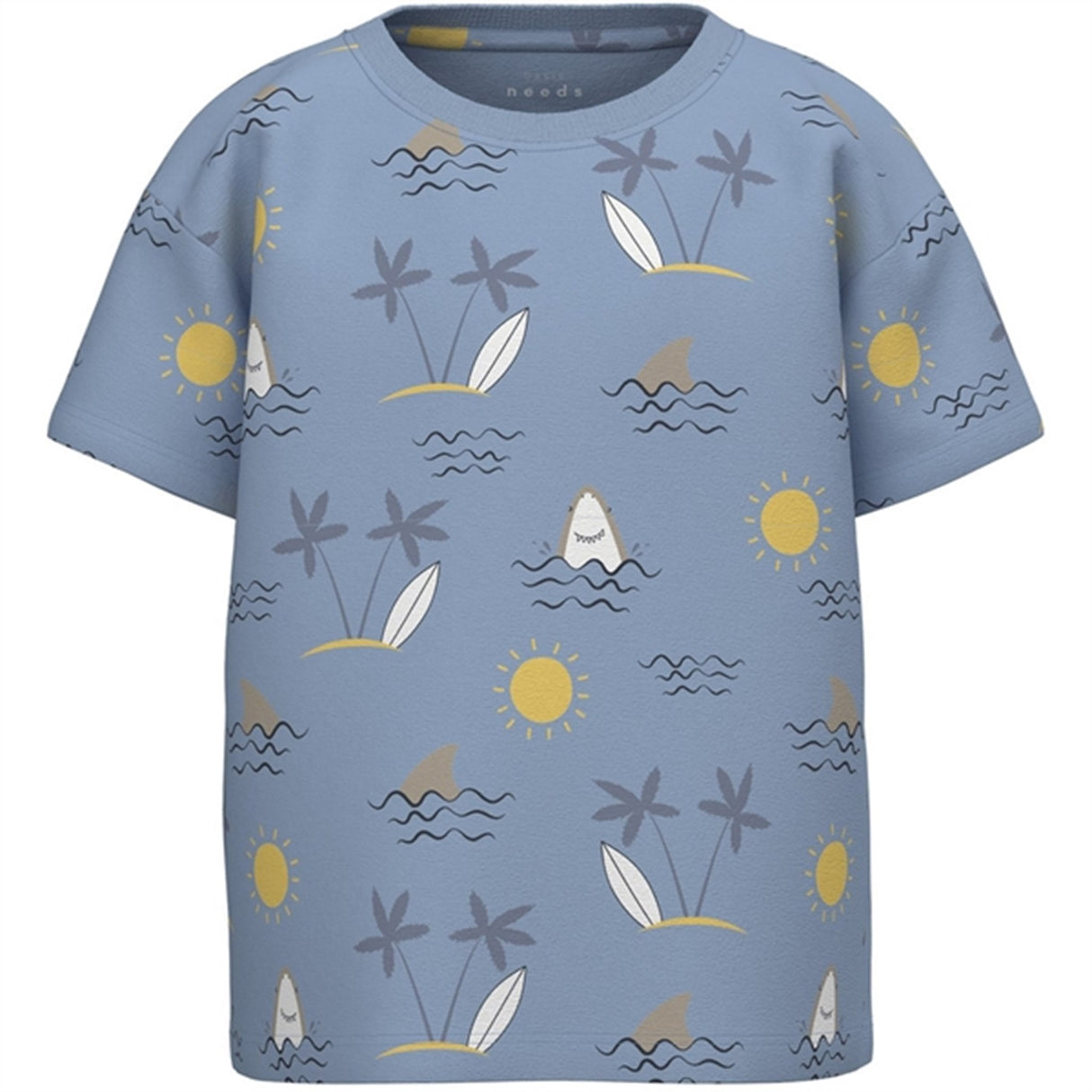 Name it Chambray Blue Shark Valther T-Shirt