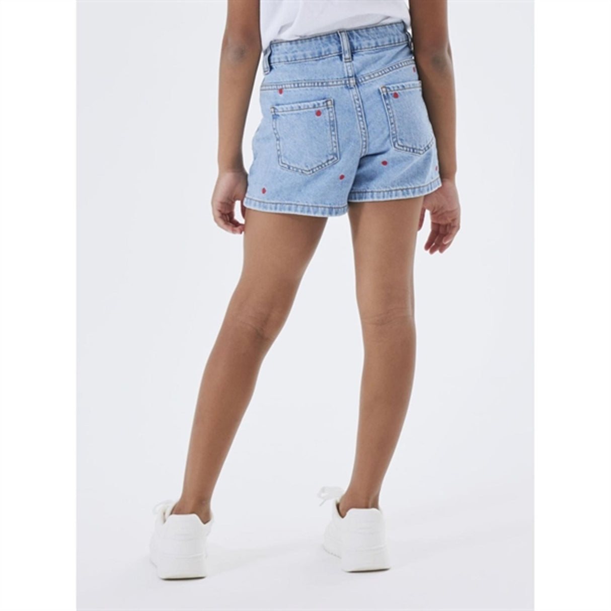 Name it Light Blue Denim Heart Bella Denim Shorts Noos 3