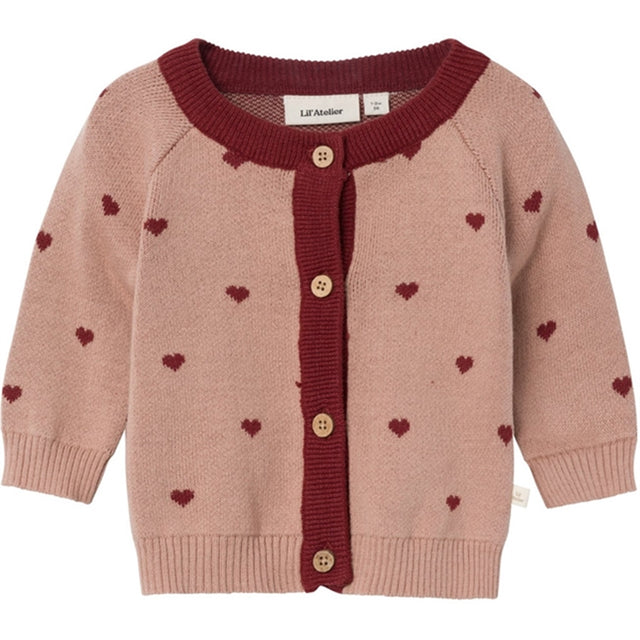 Lil'Atelier Nougat Saran Strik Cardigan