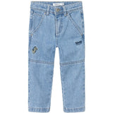 Name it Light Blue Denim Dinosaur Silas Tapered Jeans