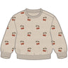 Lil'Atelier Whitecap Gray Cherries Ronja Sweatshirt