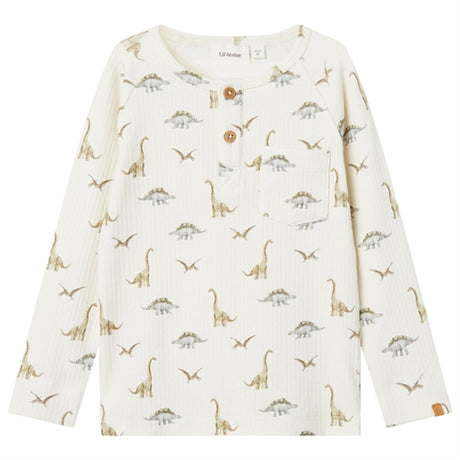 Lil'Atelier Turtledove Dino Gio Bob Slim Bluse