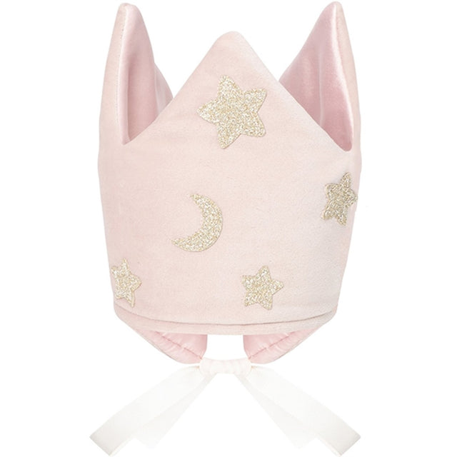 Mimi & Lula Krone Velvet Pink Stars And Moon