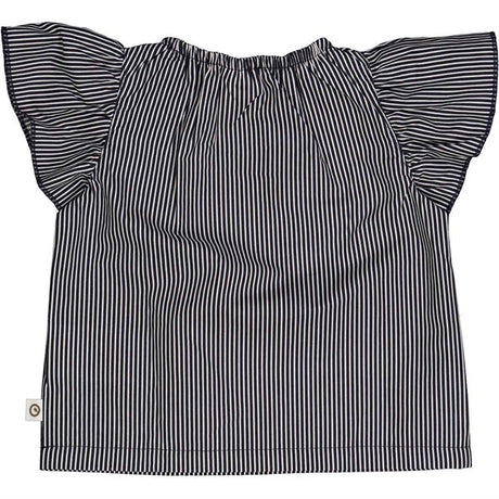 Müsli Balsam Cream/Night Blue Poplin Stripe Flæse Top 2