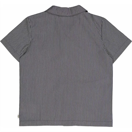 Müsli Balsam Cream/Night Blue Poplin Stripe Skjorte 2