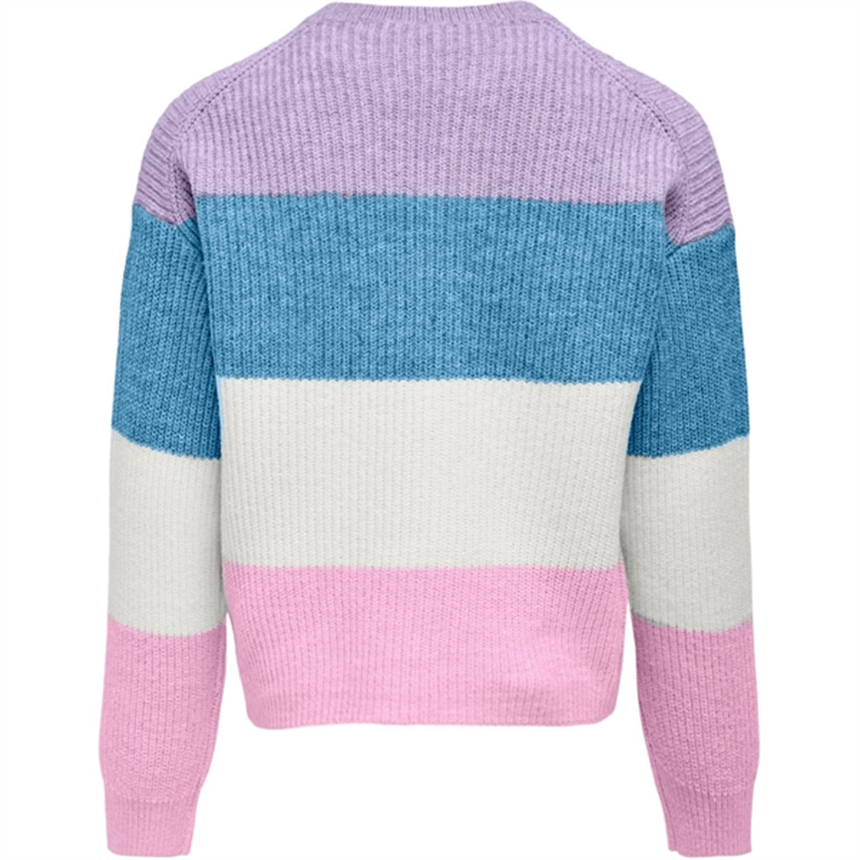 Kids ONLY Pastel Lilac Sandy Stripe Strik Pullover Noos