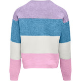 Kids ONLY Pastel Lilac Sandy Stripe Strik Pullover Noos