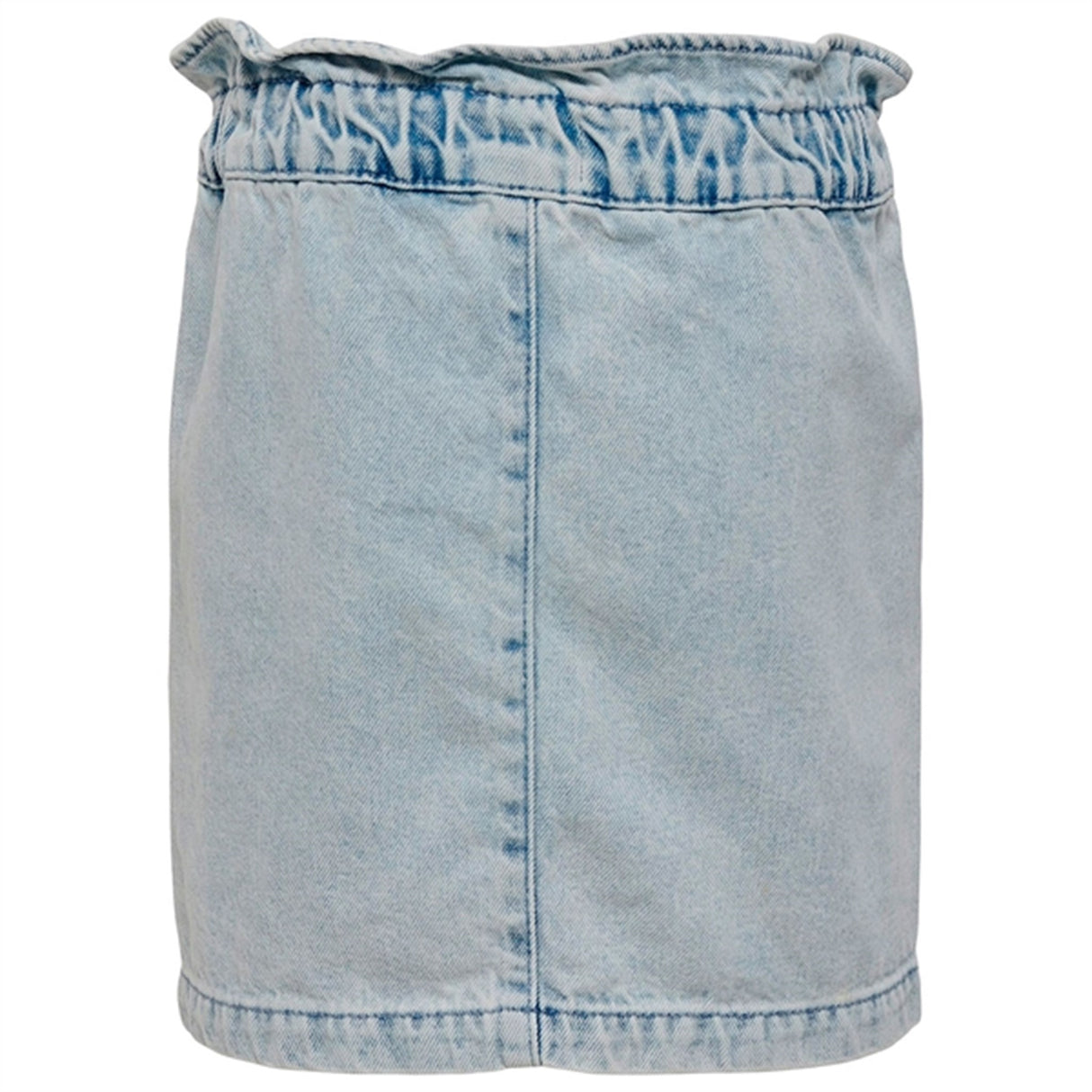 Kids ONLY Light Blue Denim Olina Frill Denim Nederdel 2