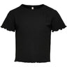 Kids ONLY Black Nella Crop T-shirt Noos