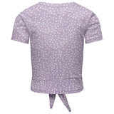 Kids ONLY Purple Rose May Knot Top 2