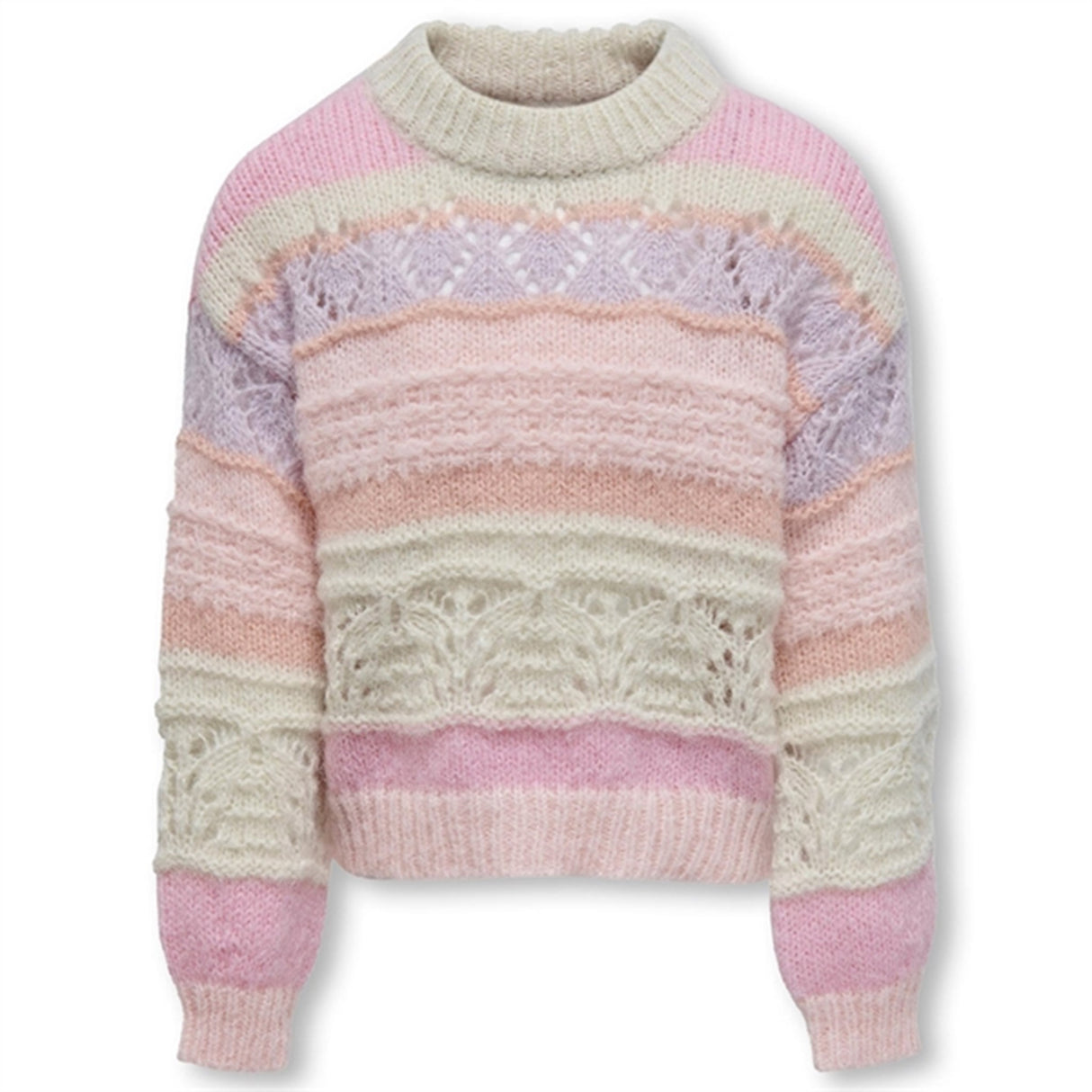 Kids ONLY Lavender Fog Gadina Life Pullover Strik