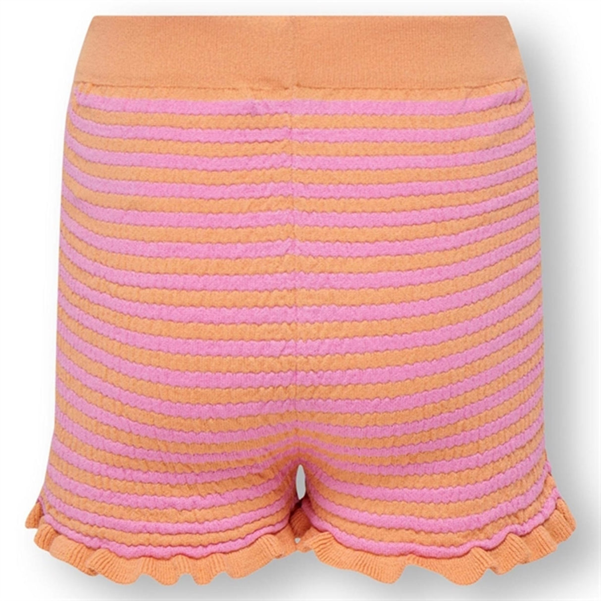 Kids ONLY Orange Chiffon Sally Crepe Shorts 2