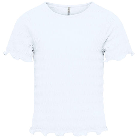 Kids ONLY Bright White Celina Smock Top