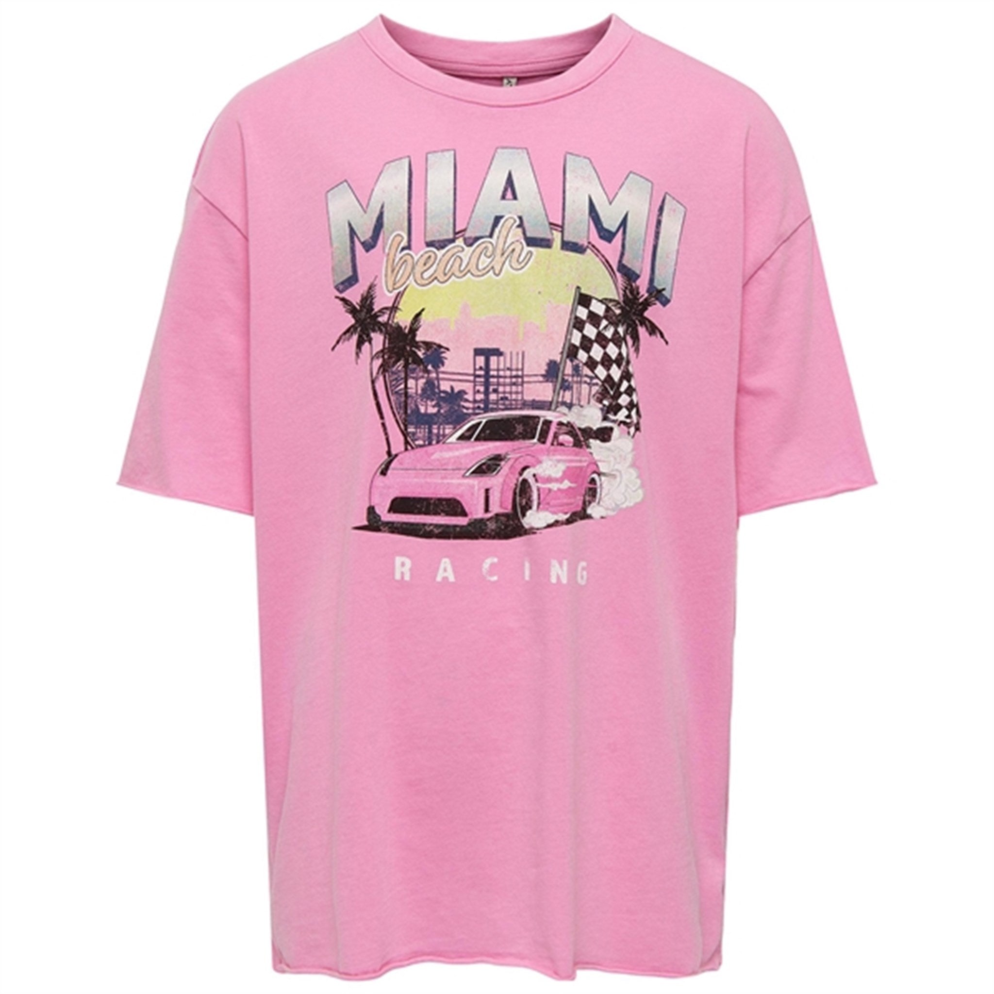 Kids ONLY Fuchsia Pink Lucy Oversize Race T-Shirt